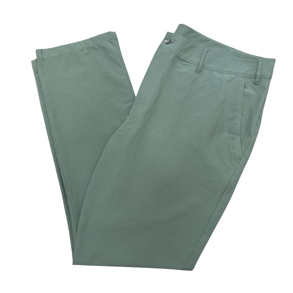 Rohan Riviera Trousers Mens 40R Green Insect Shield UPF 40+ Hiking Travel Pants
